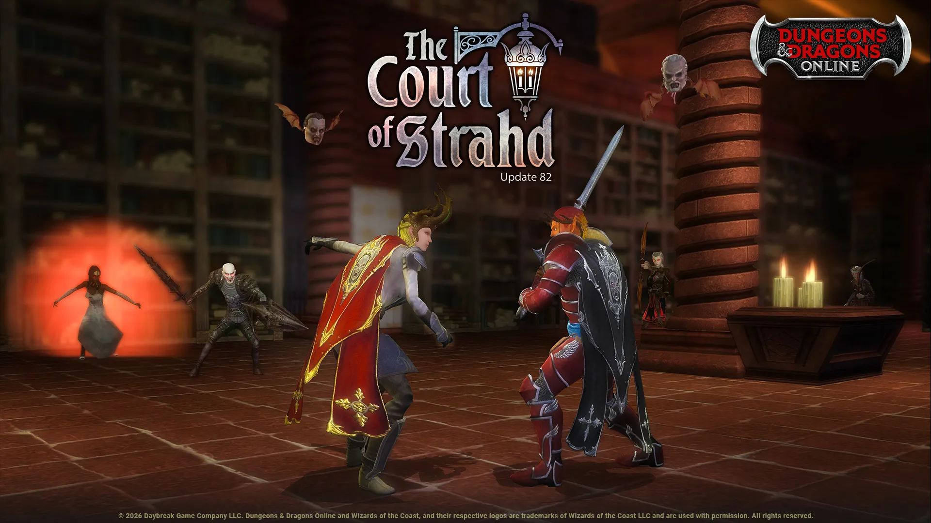 Dungeons & Dragons Online: Keyart zum Event The Court of Strahd in Update 82